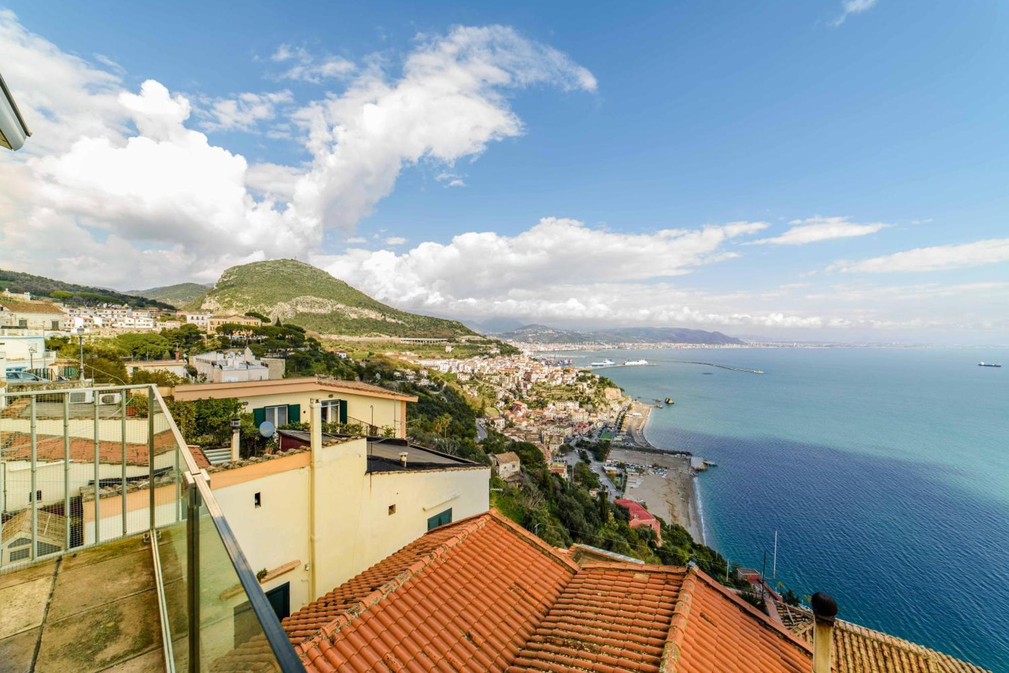 Panoramic Amalfitan Coast Hideaway Villa Vietri Ngoại thất bức ảnh